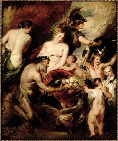 平和と戦争 作： William Etty